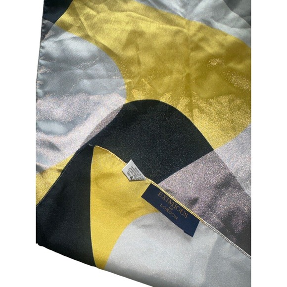 Luxury Silk Scarf Designer Square Wraps Eximious Of London Equestrian Pattern - Picture 10 of 12